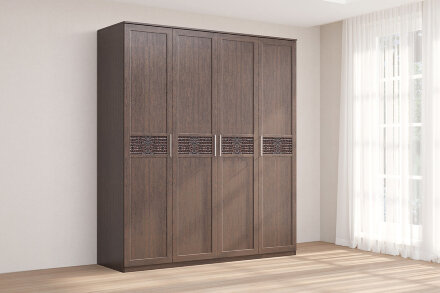 Шкаф 4 двери глухие КЭТ-4, венге 