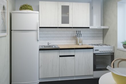 Кухонный гарнитур Амели медиум, 140 см 