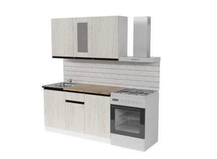 Кухонный гарнитур Амели медиум, 140 см 